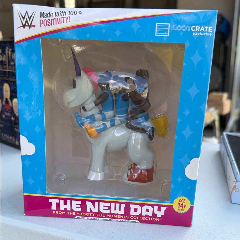 Loot Crate Exclusive The New Day Unicorn Figure - Booty-Ful Moments Collection